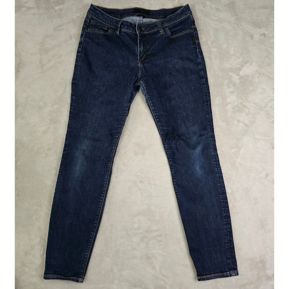 Silver Jeans Co Naomi Women Blue‎ Dark Wash Skinny Jeans W32 L31